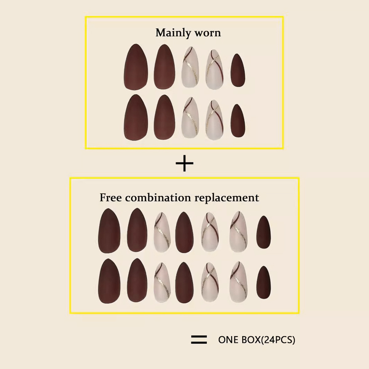 Gilded Velvet Red Nails